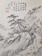 Load image into Gallery viewer, A Late Edo to Taisho Period Painting Album, Circa 1850-1924. Ten Beautiful Silk Paintings and Two Pieces of Calligraphy by Celebrated Artists, Including One of the Founders of Nihonga Painting. Landscapes, Animals, and More