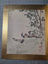 Load image into Gallery viewer, A Late Edo to Taisho Period Painting Album, Circa 1850-1924. Ten Beautiful Silk Paintings and Two Pieces of Calligraphy by Celebrated Artists, Including One of the Founders of Nihonga Painting. Landscapes, Animals, and More