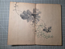 Load image into Gallery viewer, A Late Edo to Early Meiji Period Painting Album, Circa 1870-1900(?). 50 Pages of Lovely Ink Wash Paintings of Dragons, Naturescapes, and More, the Majority Large Double Paged Examples