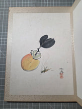 Load image into Gallery viewer, An Early Taisho to Showa Period Painting Album, Circa 1915-1950. Ten Beautiful Ink and Watercolor Paintings of Landscapes, Flowers, and More by Various Artists, including one Attributed to one of Japan’s Great Shin-hanga Artists