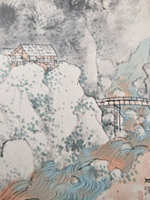 Load image into Gallery viewer, An Early Taisho to Showa Period Painting Album, Circa 1915-1950. Ten Beautiful Ink and Watercolor Paintings of Landscapes, Flowers, and More by Various Artists, including one Attributed to one of Japan’s Great Shin-hanga Artists