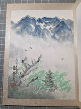Load image into Gallery viewer, An Early Taisho to Showa Period Painting Album, Circa 1915-1950. Ten Beautiful Ink and Watercolor Paintings of Landscapes, Flowers, and More by Various Artists, including one Attributed to one of Japan’s Great Shin-hanga Artists