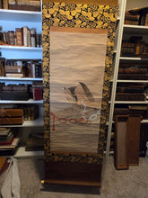 Load image into Gallery viewer, Tethered Birds of Prey, Circa 1625-1656/After 1670(?). Two Masterful Paintings of Hawks, Copied After Soga Chokuan, and Bearing the Artist Seals of his Son