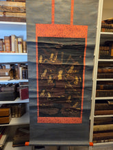 Load image into Gallery viewer, Amida Shoju Raigozu and Ni so Nandara (The Descent of Amida and Ten Attendants, and Two Patriarch Mandala), Circa 1650-1750. Two Paintings of the Welcoming Descent of the Amida Nyorai and Attendants, and Mandala of the Patriarchs and Bodhisattvas