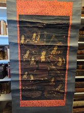 Load image into Gallery viewer, Amida Shoju Raigozu and Ni so Nandara (The Descent of Amida and Ten Attendants, and Two Patriarch Mandala), Circa 1650-1750. Two Paintings of the Welcoming Descent of the Amida Nyorai and Attendants, and Mandala of the Patriarchs and Bodhisattvas