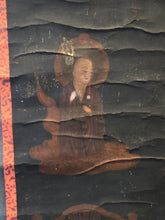 Load image into Gallery viewer, Amida Shoju Raigozu and Ni so Nandara (The Descent of Amida and Ten Attendants, and Two Patriarch Mandala), Circa 1650-1750. Two Paintings of the Welcoming Descent of the Amida Nyorai and Attendants, and Mandala of the Patriarchs and Bodhisattvas