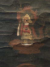 Load image into Gallery viewer, Amida Shoju Raigozu and Ni so Nandara (The Descent of Amida and Ten Attendants, and Two Patriarch Mandala), Circa 1650-1750. Two Paintings of the Welcoming Descent of the Amida Nyorai and Attendants, and Mandala of the Patriarchs and Bodhisattvas