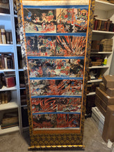 Load image into Gallery viewer, Rokudo-e (The Six Realms of Rebirth) and the Ojoyoshu (Essentials of Rebirth), Circa 1750-1850. Two Large Paintings Depicting the Buddhist Realms of Rebirth and the Afterlife, with One Scroll Focusing on Gruesome Punishments and Torture in the Hell Realms