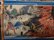 Load image into Gallery viewer, Rokudo-e (The Six Realms of Rebirth) and the Ojoyoshu (Essentials of Rebirth), Circa 1750-1850. Two Large Paintings Depicting the Buddhist Realms of Rebirth and the Afterlife, with One Scroll Focusing on Gruesome Punishments and Torture in the Hell Realms