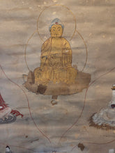 Load image into Gallery viewer, Rokudo-e (The Six Realms of Rebirth) and the Ojoyoshu (Essentials of Rebirth), Circa 1750-1850. Two Large Paintings Depicting the Buddhist Realms of Rebirth and the Afterlife, with One Scroll Focusing on Gruesome Punishments and Torture in the Hell Realms