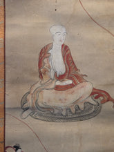 Load image into Gallery viewer, Rokudo-e (The Six Realms of Rebirth) and the Ojoyoshu (Essentials of Rebirth), Circa 1750-1850. Two Large Paintings Depicting the Buddhist Realms of Rebirth and the Afterlife, with One Scroll Focusing on Gruesome Punishments and Torture in the Hell Realms