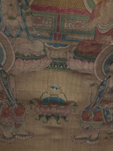Load image into Gallery viewer, A Gathering of 12 Buddhas and Bodhisattvas, including Avalokiteśvara, Circa 1600-1700. An Exceptional Buddhist Silk Painting, with Brilliant, Vibrant Colors and Detailing