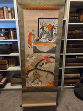 Load image into Gallery viewer, Jizō Jūō Zu (Jizo Ten Kings), Circa 1850. A Complete Set of 11 Paintings Depicting Jizo Bosatsu and the Ten Kings of Hell in the Courts of Yanluo, With Brutal Scenes of Souls Being Tortured by Oni in the Various Hell Realms of Diyu
