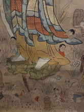 Load image into Gallery viewer, Jizō Jūō Zu (Jizo Ten Kings), Circa 1850. A Complete Set of 11 Paintings Depicting Jizo Bosatsu and the Ten Kings of Hell in the Courts of Yanluo, With Brutal Scenes of Souls Being Tortured by Oni in the Various Hell Realms of Diyu