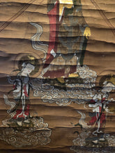 Load image into Gallery viewer, Jizō Jūō Zu (Jizo Ten Kings), Circa 1850. A Complete Set of 11 Paintings Depicting Jizo Bosatsu and the Ten Kings of Hell in the Courts of Yanluo, With Brutal Scenes of Souls Being Tortured by Oni in the Various Hell Realms of Diyu