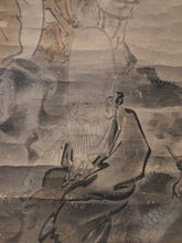 Load image into Gallery viewer, Shichifukujin (The Seven Gods of Fortune), Circa 1650-1750. An Early to Mid Edo Painting of the Classical Japanese Deities of Fortune and Luck
