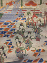 Load image into Gallery viewer, Rokudo-e (The Six Realms of Rebirth), Circa 1800-1890. A Late Edo to Meiji Painting Depicting the Buddhist Realms of the Afterlife, with one Yokai Depiction