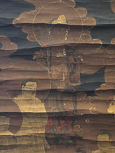 Load image into Gallery viewer, Jusan Butsu. The Thirteen Buddhas and Bodhisattvas, Circa 1650-1750. Early to Mid Edo Period Painting of the Buddhas and Bodhisattvas Involved in the Judgments of the Underworld, Beautifully Painted and Highlighted with Gold Leaf