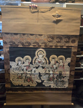 Load image into Gallery viewer, Jusan Butsu. The Thirteen Buddhas and Bodhisattvas, Circa 1800-1850. Late Edo Period Painting of the Buddhas and Bodhisattvas Involved in the Judgments of the Underworld, Beautifully Painted and Highlighted with Gold Leaf