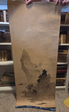 Load image into Gallery viewer, Landscapes and Figures, Circa 1700-1750. A Set of Six Sumi-E Ink and Wash Paintings in the Style of the Founder of the Unkoku School