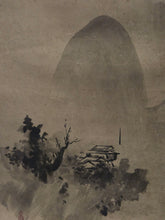 Load image into Gallery viewer, Landscapes and Figures, Circa 1700-1750. A Set of Six Sumi-E Ink and Wash Paintings in the Style of the Founder of the Unkoku School
