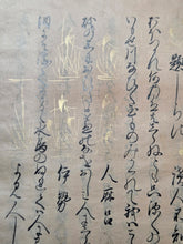 Load image into Gallery viewer, Shokugosen Wakashū (Later Collection Continued), Circa 1600-1700. Illuminated Manuscript Edition of this Imperially Commissioned Anthology of Waka Poetry, Decorated with Golden Sprays and Reeds. 20 Volumes in 2 Books