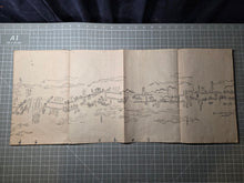 Load image into Gallery viewer, Tōkaidō Bunken Ezu (A Charted Map of the Tokaido), 1690-1751. A Beautiful, Married Set of Maps Displaying the Tokaido Road from Edo to Kyoto, in Five Volumes, with Some Contemporary Hand Coloring. Extremely Rare at Auction