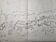 Load image into Gallery viewer, Tōkaidō Bunken Ezu (A Charted Map of the Tokaido), 1690-1751. A Beautiful, Married Set of Maps Displaying the Tokaido Road from Edo to Kyoto, in Five Volumes, with Some Contemporary Hand Coloring. Extremely Rare at Auction