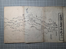 Load image into Gallery viewer, Tōkaidō Bunken Ezu (A Charted Map of the Tokaido), 1690-1751. A Beautiful, Married Set of Maps Displaying the Tokaido Road from Edo to Kyoto, in Five Volumes, with Some Contemporary Hand Coloring. Extremely Rare at Auction