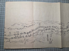 Load image into Gallery viewer, Tōkaidō Bunken Ezu (A Charted Map of the Tokaido), 1690-1751. A Beautiful, Married Set of Maps Displaying the Tokaido Road from Edo to Kyoto, in Five Volumes, with Some Contemporary Hand Coloring. Extremely Rare at Auction