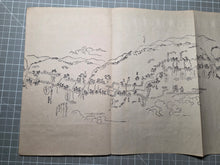 Load image into Gallery viewer, Tōkaidō Bunken Ezu (A Charted Map of the Tokaido), 1690-1751. A Beautiful, Married Set of Maps Displaying the Tokaido Road from Edo to Kyoto, in Five Volumes, with Some Contemporary Hand Coloring. Extremely Rare at Auction