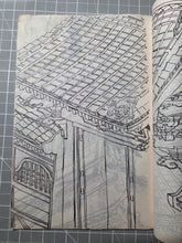 Load image into Gallery viewer, Hokusai Manga, Circa 1880-1900. A Beautiful Manuscript Edition of the Complete Sketch Collection by Hokusai, in Black Ink, Lovingly Recreating Every Illustration. Over 800 Greatly Detailed Pages of Illustrations in Fifteen Volumes