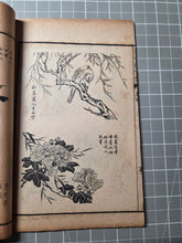 Load image into Gallery viewer, Jieziyuan Huapu (The Mustard Seed Garden Manual of Painting), 1915. A Near Complete Set of All Four Series, in 15 of 16 Volumes. Hundreds of Beautifully Detailed Woodblock Illustrations, Numerous Full-Page Landscapes and Figures