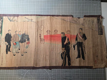 Load image into Gallery viewer, A Tremendous Collection of Ukiyo-E Prints on the Sino-Japanese War, 1894-1895. 66 Nishiki-E Color Prints Forming 33 Large Triptychs, All Bound as one Double Sided Picture Scroll. Countless Scenes of Grand Scale Battles