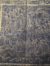 Load image into Gallery viewer, Fu Shuo Dasheng bai fu xiang jing (The Buddha Speaks the Mahayana Sutra of One Hundred Blessings), Dated 1099, But Circa 1270-1300.  34 Pages of Golden Sutras, and 20 Pages of Sumptuously Painted Illustrations