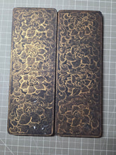 Load image into Gallery viewer, Fu Shuo Dasheng bai fu xiang jing (The Buddha Speaks the Mahayana Sutra of One Hundred Blessings), Dated 1099, But Circa 1270-1300.  34 Pages of Golden Sutras, and 20 Pages of Sumptuously Painted Illustrations