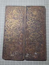 Load image into Gallery viewer, Fu Shuo Yueguang Tongzi Jing (The Buddha Speaks the Sutra of the Moonlight Boy), 1271. An Extraordinarily Rare and Complete Two Fascicle Set of Sutras. 30 Pages of Golden Sutras, and 32 Pages of Sumptuously Painted Illustrations
