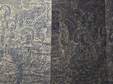 Load image into Gallery viewer, Fú Shuō Dà'ān Bān Shǒu Yì Jīng (The Buddha Speaks the Great Anapanasati&nbsp;Sutra), Dated 1099, but Circa 1270-1300. Over 100 Pages of Golden Sutras, and 36 Pages of Sumptuously Painted Illustrations