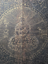 Load image into Gallery viewer, Fú Shuō Dà'ān Bān Shǒu Yì Jīng (The Buddha Speaks the Great Anapanasati&nbsp;Sutra), Dated 1099, but Circa 1270-1300. Over 100 Pages of Golden Sutras, and 36 Pages of Sumptuously Painted Illustrations