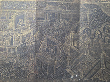 Load image into Gallery viewer, Fú Shuō Dà'ān Bān Shǒu Yì Jīng (The Buddha Speaks the Great Anapanasati&nbsp;Sutra), Dated 1099, but Circa 1270-1300. Over 100 Pages of Golden Sutras, and 36 Pages of Sumptuously Painted Illustrations