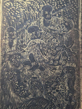 Load image into Gallery viewer, Fú Shuō Dà'ān Bān Shǒu Yì Jīng (The Buddha Speaks the Great Anapanasati&nbsp;Sutra), Dated 1099, but Circa 1270-1300. Over 100 Pages of Golden Sutras, and 36 Pages of Sumptuously Painted Illustrations
