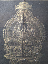 Load image into Gallery viewer, Fóshuō Wúliàngshòu Jīng (The Buddha Speaks the Infinite Life Sutra), 1376. An Extraordinarily Rare and Complete Seven Fascicle Set of Sutras. Over 200 Pages of Golden Sutras, and More than 60 Pages of Sumptuously Painted Illustrations