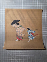 Load image into Gallery viewer, Various Heian Period Tales and Scenes, Circa 1800-1890. A Suite of Ten Highly Detailed Silk Paintings, Depicting Images out of Heian Classics, Including the Ise Monogatari and Minamoto no Hiromasa and the Demon