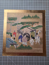 Load image into Gallery viewer, Genji Monogatari (The Tale of Genji), Circa 1603-1650. A Sumptuously Illuminated and Hand Painted Series of Twenty-Seven Yamato-E Paintings, Comprising of Different Chapters, all Masterfully Produced