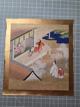 Load image into Gallery viewer, Genji Monogatari (The Tale of Genji), Circa 1603-1650. A Sumptuously Illuminated and Hand Painted Series of Twenty-Seven Yamato-E Paintings, Comprising of Different Chapters, all Masterfully Produced