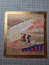 Load image into Gallery viewer, Genji Monogatari (The Tale of Genji), Circa 1603-1650. A Sumptuously Illuminated and Hand Painted Series of Twenty-Seven Yamato-E Paintings, Comprising of Different Chapters, all Masterfully Produced