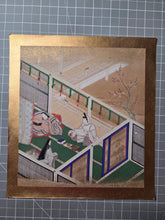 Load image into Gallery viewer, Genji Monogatari (The Tale of Genji), Circa 1603-1650. A Sumptuously Illuminated and Hand Painted Series of Twenty-Seven Yamato-E Paintings, Comprising of Different Chapters, all Masterfully Produced