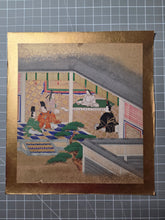 Load image into Gallery viewer, Genji Monogatari (The Tale of Genji), Circa 1603-1650. A Sumptuously Illuminated and Hand Painted Series of Twenty-Seven Yamato-E Paintings, Comprising of Different Chapters, all Masterfully Produced