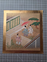 Load image into Gallery viewer, Genji Monogatari (The Tale of Genji), Circa 1603-1650. A Sumptuously Illuminated and Hand Painted Series of Twenty-Seven Yamato-E Paintings, Comprising of Different Chapters, all Masterfully Produced