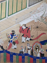 Load image into Gallery viewer, Genji Monogatari (The Tale of Genji), Circa 1603-1650. A Sumptuously Illuminated and Hand Painted Series of Twenty-Seven Yamato-E Paintings, Comprising of Different Chapters, all Masterfully Produced